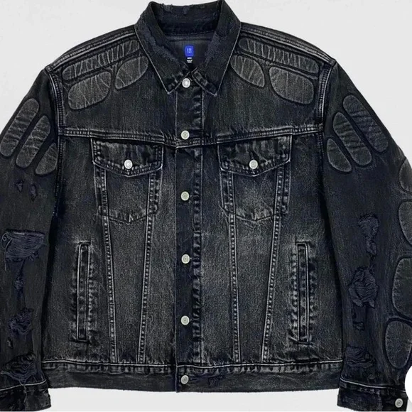 Yezzy Gap Balenciga Padded Denim Jacket NEW - Picture 1 of 4